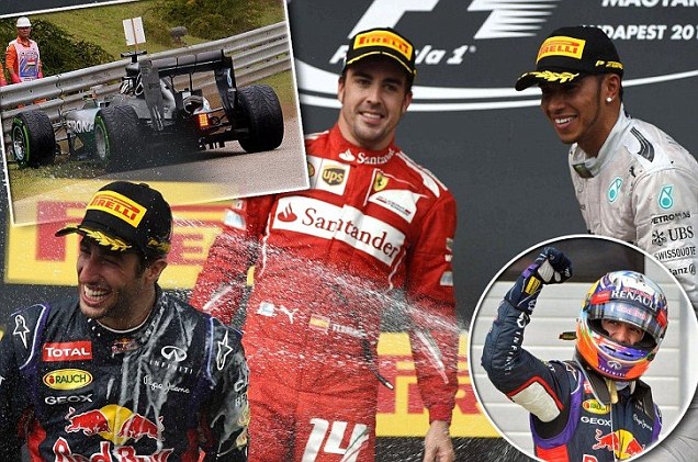 Ricciardo Juarai GP Hungaria, Tekuk Alonso dan Hamilton 